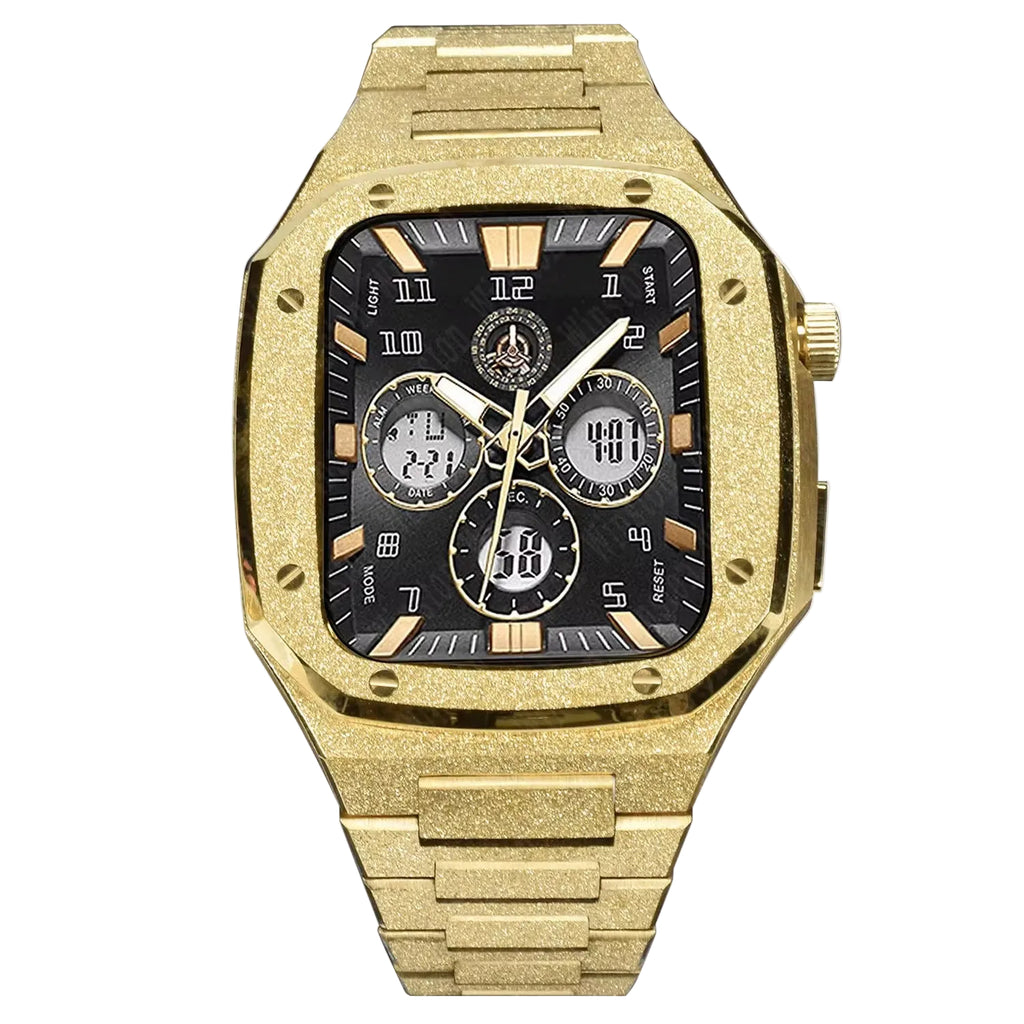 Frosted Stainless Steel Modification Kit for Apple Watch